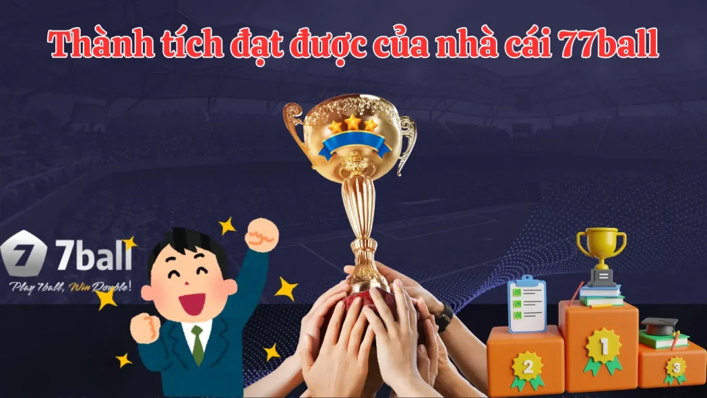 Thành tích nhà cái 77ball đạt được.