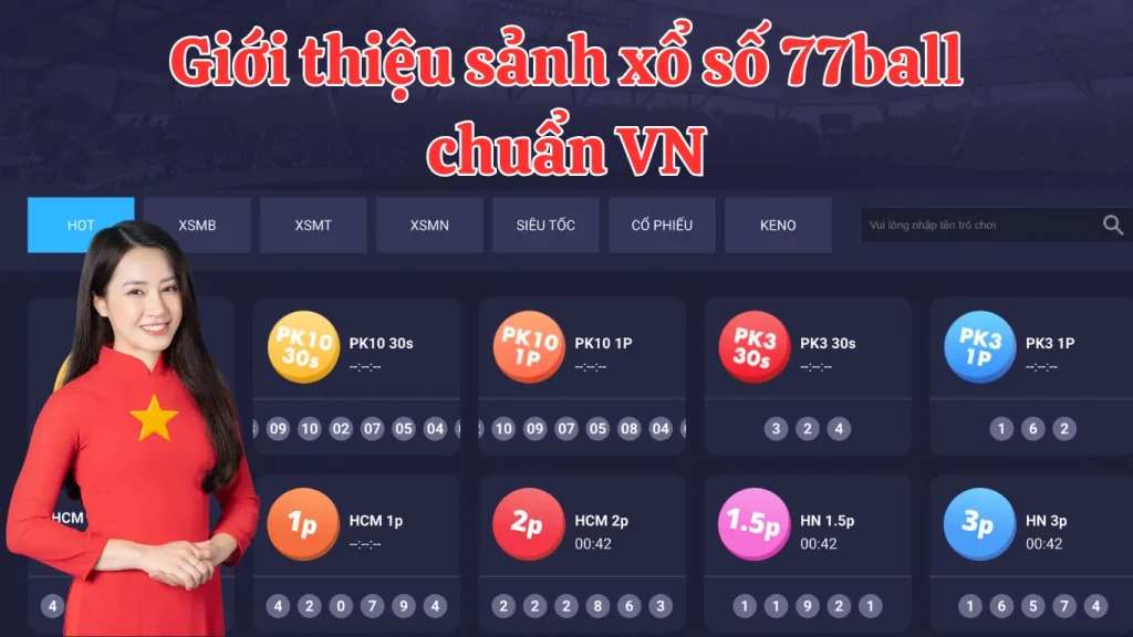 Giới thiệu sảnh xổ số 77ball